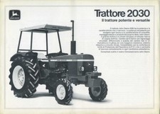 DEPLIANT BROCHURE PROSPEKT TRATTORE JOHN DEERE 2030 (L3)