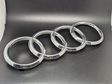 AUDI 275MM LOGO SIGLA EMBLEMA FREGIO STEMMA SCRITTA TARGHETTA BADGE TARGA NOME
