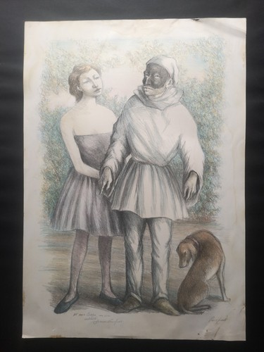 Pulcinella colombina con - e,