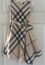 ABITO BAMBINA BURBERRY SUPER NOVA CHECK TAGLIA 3 OTTIMO 