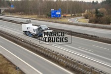 LKW Foto Scania R 580 Autotransporter Niederlande weiß Auto Reefer #f6fg