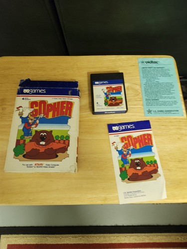 Games gopher atari - u.s., 2600