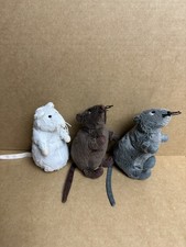 Pacchetto di 3 peluche topi