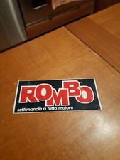 ADESIVI STIKERS VINTAGE ROMBO SETTIMANALE A TUTTO MOTORE