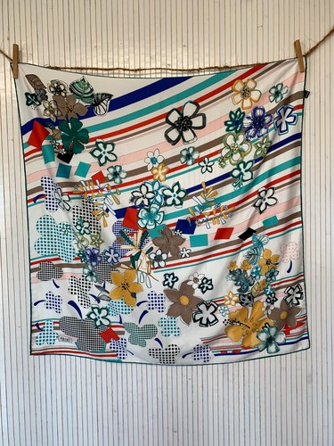 Foulard quadrato 90cm vintage - quadrato,