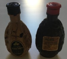 Lotto Due Bottigliette Mignon Benvenuti Nocino Moka 