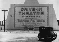 Vintage Drive-In Movie Theater