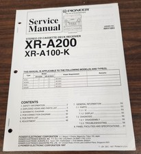Pioneer XR-A200/XR-A100-K