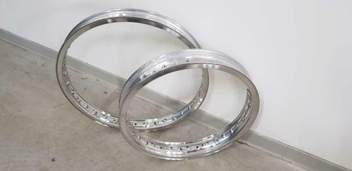 Coppia cerchi moto alluminio - coppia,