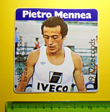 ADESIVO VINTAGE STICKER AUTOCOLLANT AUFKLEBER OLD SCHOOL PIETRO MENNEA