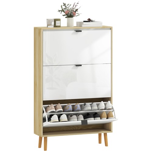 Homcom scarpiera slim moderna - homcom,