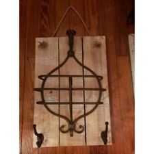 Casale..Targa in legno resistente con picchetto/piantana/ganci