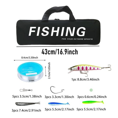 Set completo canna pesca - completo,