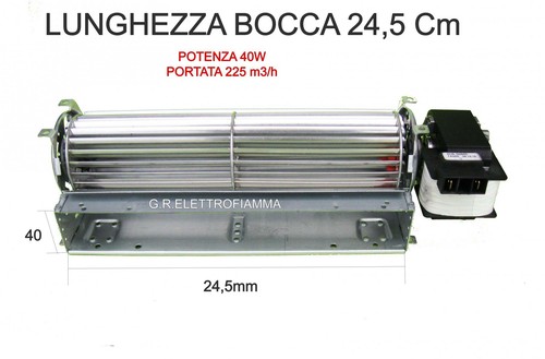 Ventola tangenziale stufa - tangenziale,