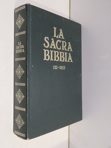 Sacra bibbia cei ueci 1983 - bibbia,