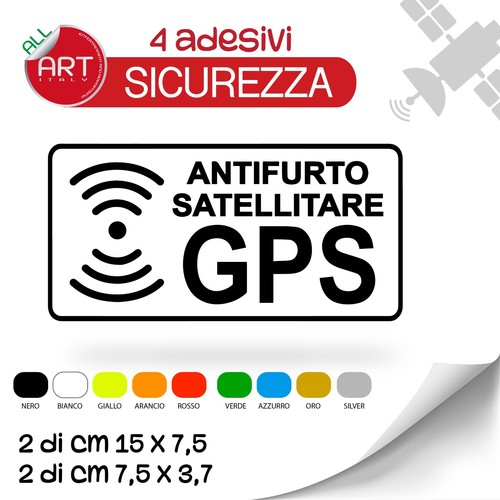 Adesivi antifurto satellitare - antifurto,