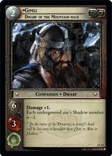 Gimli, Dwarf of the Mountain-race - Mines of Moria - Lord of the Rings TCG