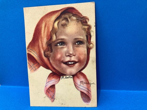 Cartolina bambina mariapia - bambina, vg