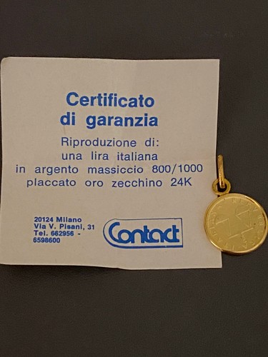 N201 riproduzione una lira - riproduzione,