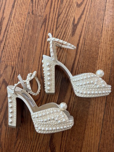 Jimmy choo sacaria 120mm pearl - choo,