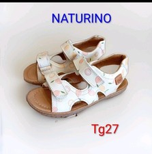 SANDALI BAMBINA TG27 NATURINO 