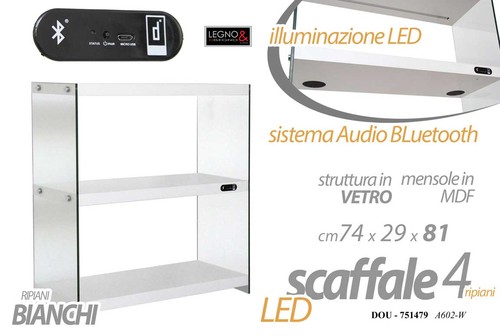 Scaffale libreria vetro - libreria, 4