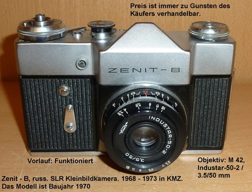 Zenit russo slr - zenit-b,, slr,