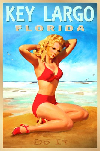 Poster spiaggia key largo - spiaggia,