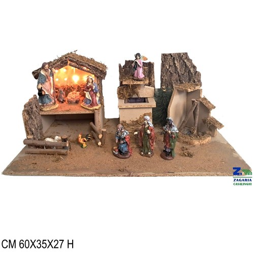 Scenario presepe completo - scenario, di