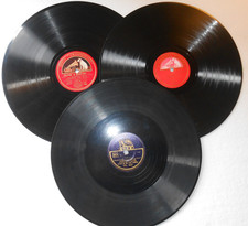 BOHEME - TOSCA - LA FORZA DEL DESTINO - LOTTO 3 DISCHI GRAMMOFONO 78 giri