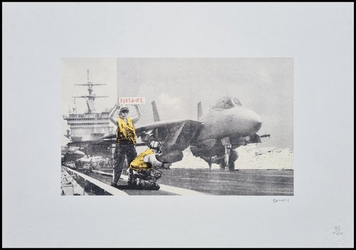 Banksy applausi 50 x 35 - x, cm