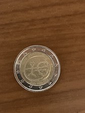 Moneta da 2 euro con omino stilizzato belgio 1999 - 2009.