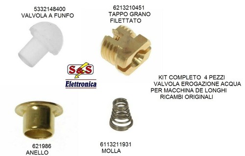Kit tenuta valvola - kit, erogazione