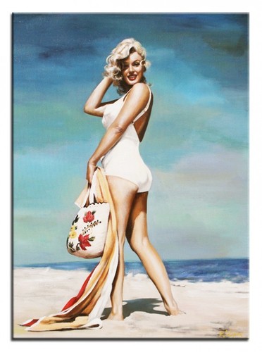 Marylin monroe dipinto a - -,