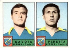 figurina calciatori panini 1963/64 new Verona Savoia Peretta