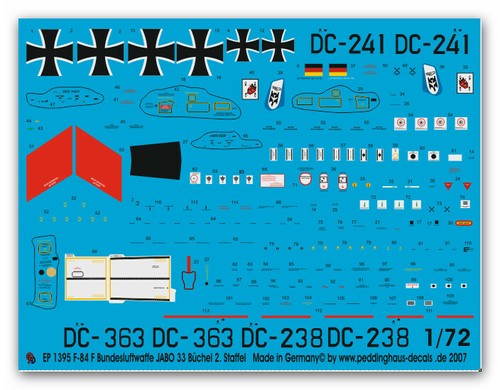 Peddinghaus decals 1395 - 1/72,