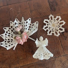 Set di 3 addobbi natalizi