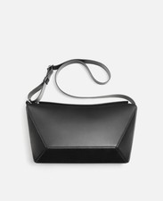 ZARA BORSA A TRACOLLA IN PELLE
