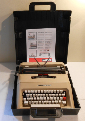 Olivetti lettera anno - ", 35