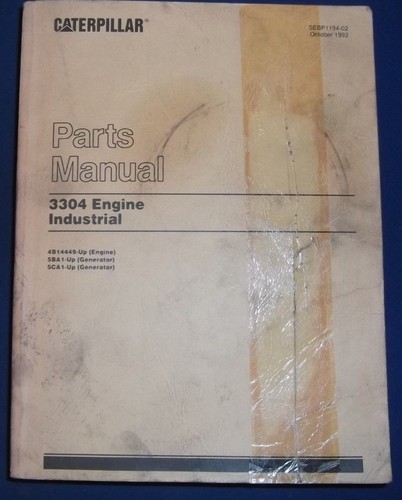 Cat caterpillar 3304 - 3304, manuale