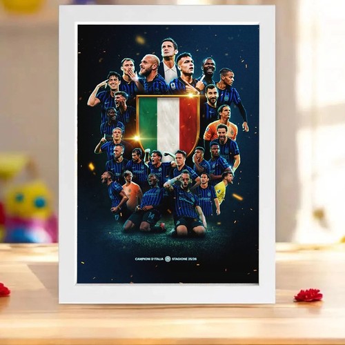 Quadretto 15x20 inter campione - inter,