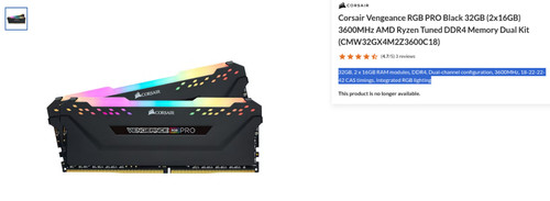 Corsair vengeance rgb - vengeance, nero