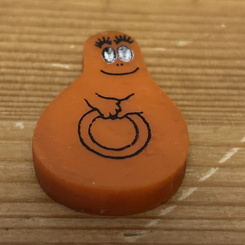 Rare vintage barbapapa - barbapapa, eraser