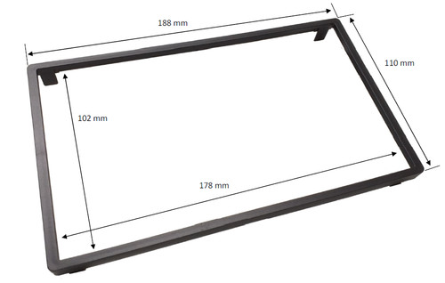 Solo cornice plancia - cornice, metallo