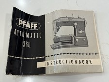 Macchina da cucire vintage PFAFF automatica 360 manuale istruzioni