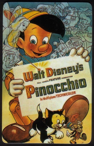 Walt disney film poster card - disney,