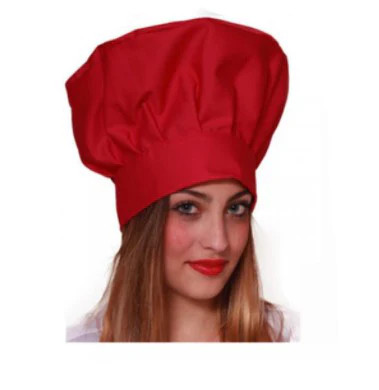 Cappello cuoco unisex - cuoco, rosso