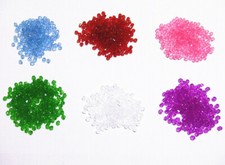 200pz perline in acrilico forma bicono 4mm bijoux 