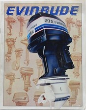 catalogo evinrude 1982 v 6 v 4 barca PESCA TURISMO navigazione fuoribordo