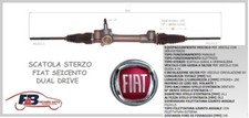 SCATOLA GUIDA STERZO FIAT  SEICENTO 600 SOLO DUAL DRIVE - FI4133
